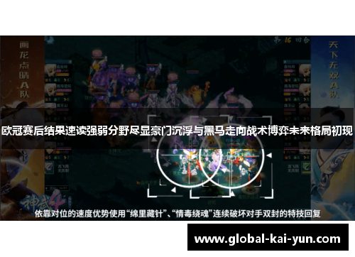 欧冠赛后结果速读强弱分野尽显豪门沉浮与黑马走向战术博弈未来格局初现